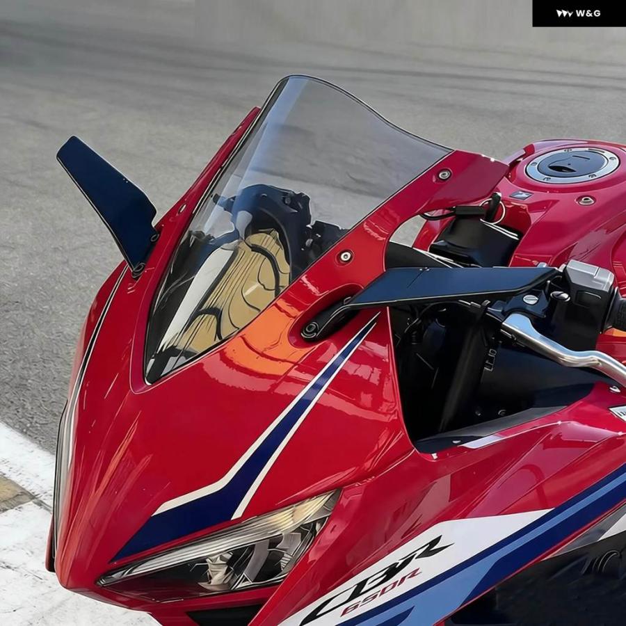 並行輸入品 ホンダ CBR650R 2019 - 25 バイク ステルス ウイング ミラー スポーツ ウイング レット ミラー ミラーの画像