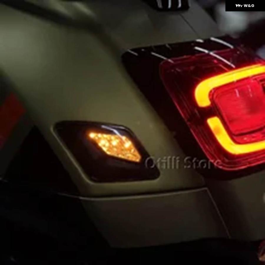 並行輸入品 LED リアフロントウィンカーライト オートバイ VESPA GTS300 GTS300 GTS300 2023 - 25_7