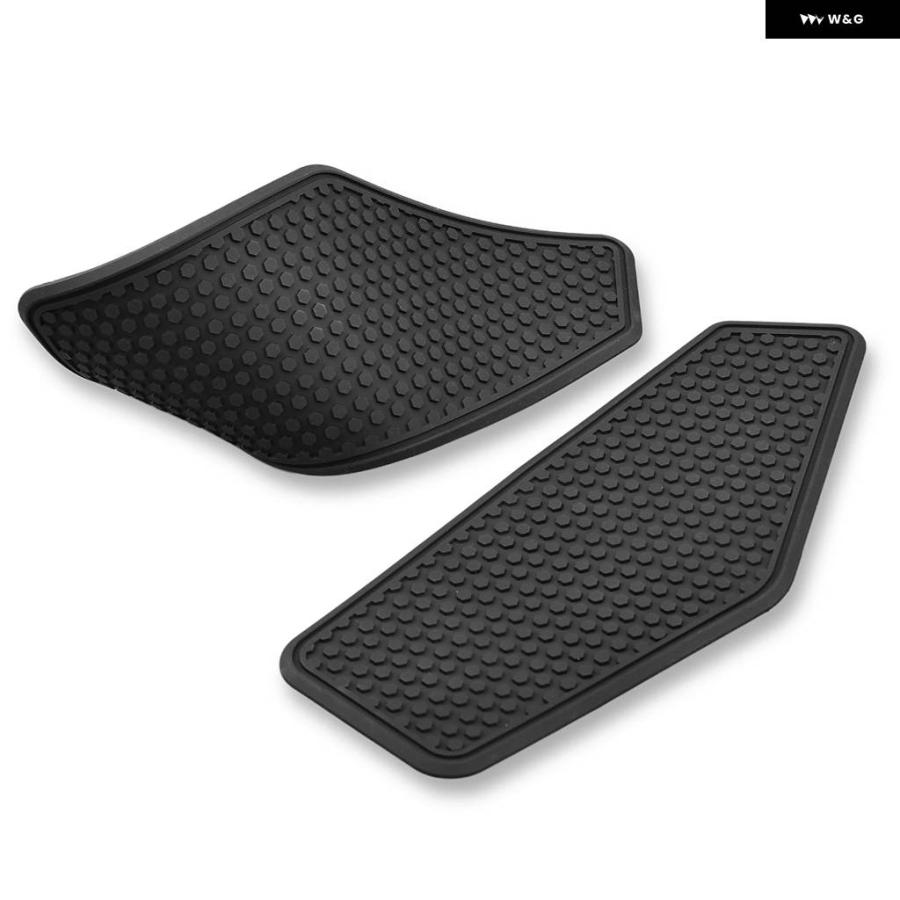 並行輸入品 オートバイ 燃料タンク パッド ゴム滑り止め ステッカー サイドトラクションニー パッド デカール APULIA RS457対応の画像