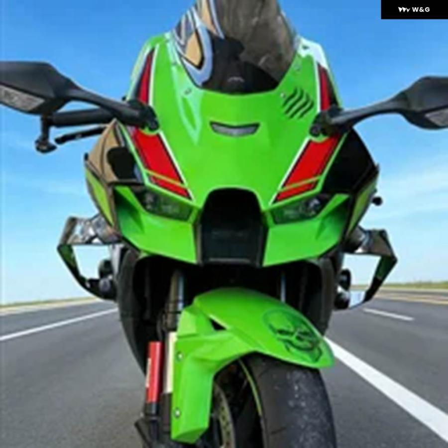 並行輸入品 カワサキ ZX-10R ZX-10RR ZX10-R/RR 2021-2024 バイク エアロダイナミクス 固定翼 GP レーシングウィングの画像
