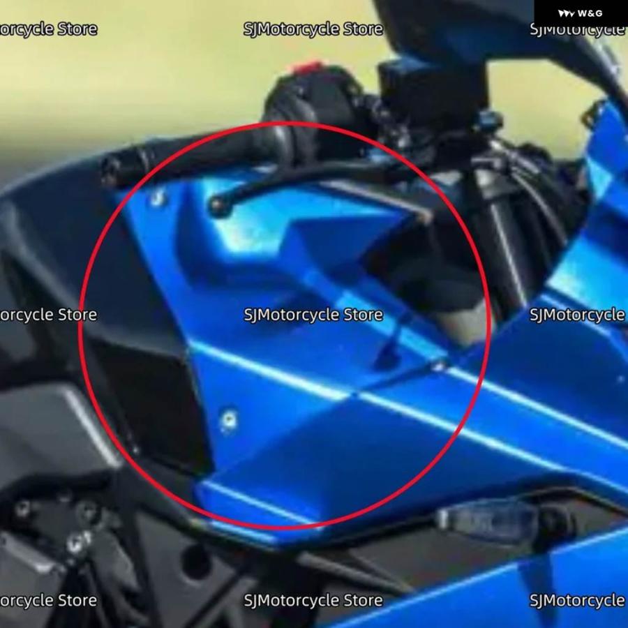 並行輸入品 オートバイ ガス燃料タンクフロントカバー フェアリング フロントハーフシールドシェルGSX-8R GSX 8R GSX8R_15