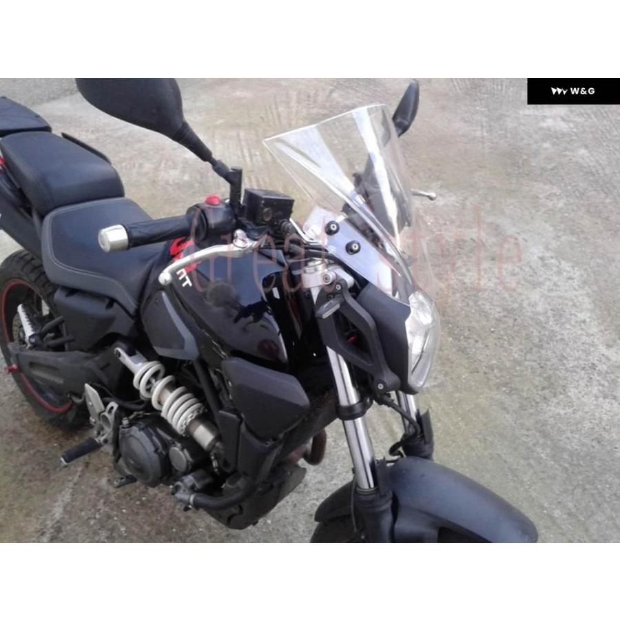 並行輸入品 カワサキ Z 250 300 750 750R 800 1000 バルカン S ER-4N ER4N ER-6N ER6N オートバイ バイク ウインドシールド ウイの画像