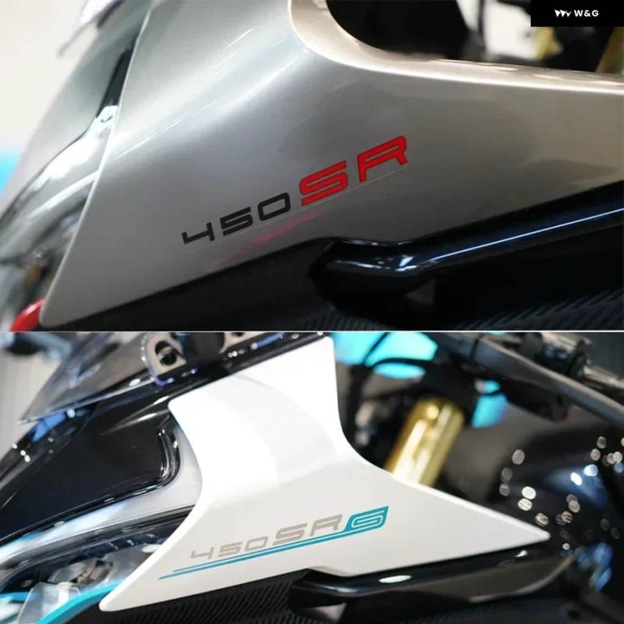 並行輸入品 CFMOTO CF450SR 450SR 450SRS オートバイ パーツ サイドダウンフォース ヘッドライト カバー ハウジング デフレクタの画像