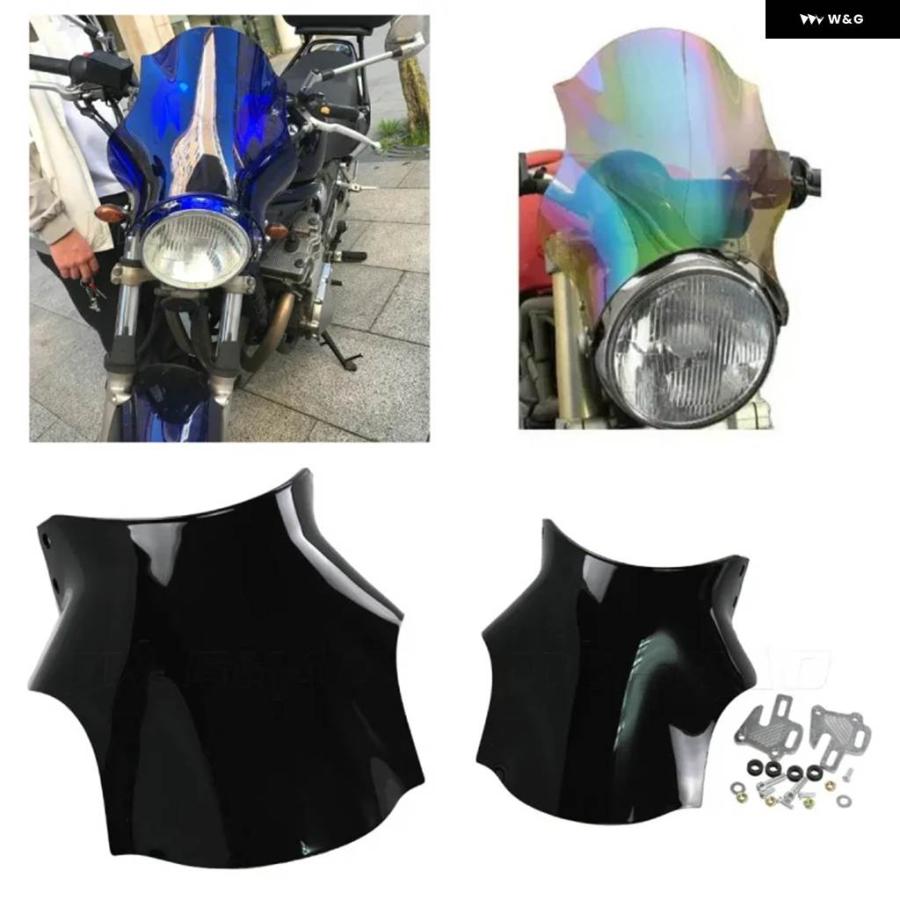 並行輸入品 ストリート バイクウインドシールド カワサキ ZRX1100 ZRX1200 ZRX400 ZR7 ZR750 ZR550 ER5 ZEPHYR 750 550 BALIUSの画像