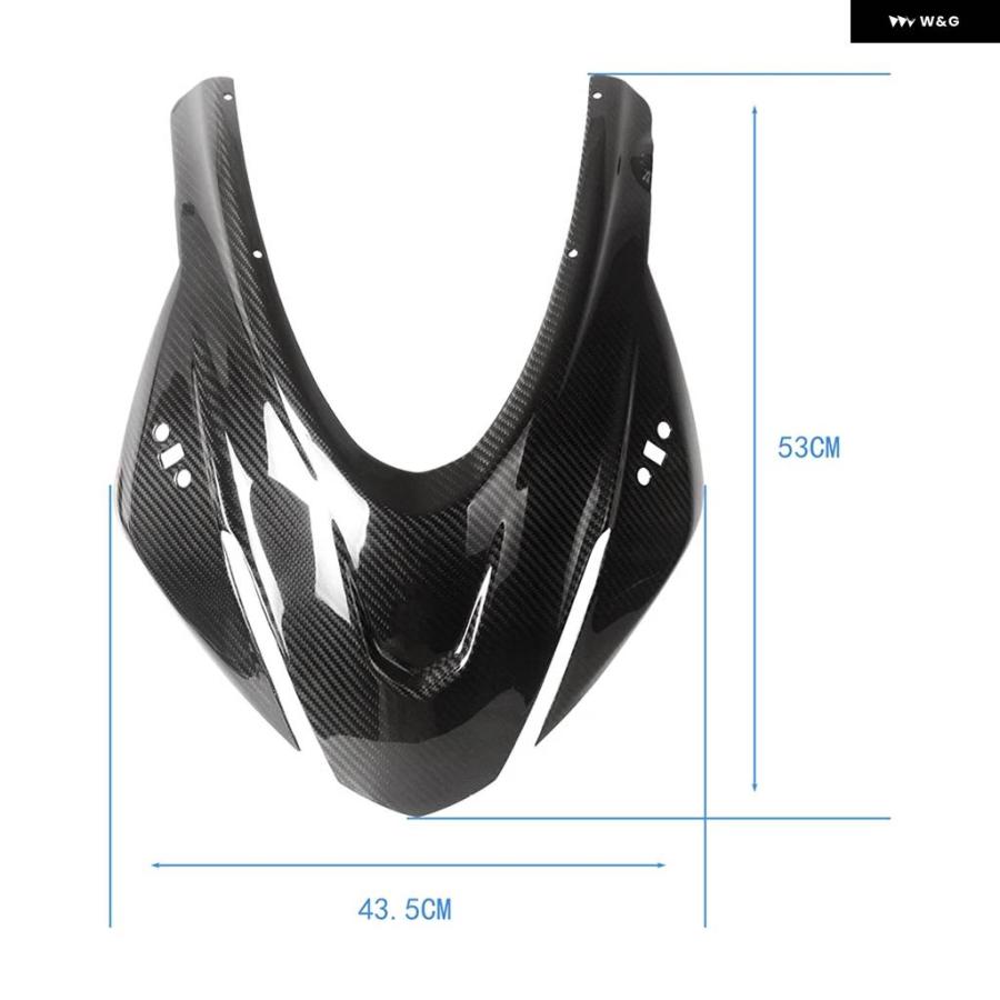 並行輸入品 カーボン バイクフロント ヘッドライト / ヘッドランプ フェアリング アプリリア RS660 2021 - 23の画像