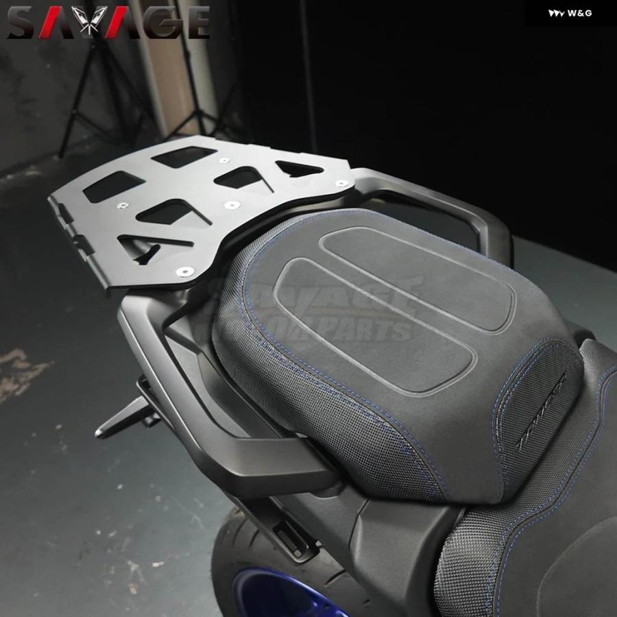 並行輸入品 2025 9GT/Y-AMT リア キャリア ラック ヤマハ トレーサー 9/Y-AMT オートバイ パーツ 収納 ボックス ブラケット テーの画像