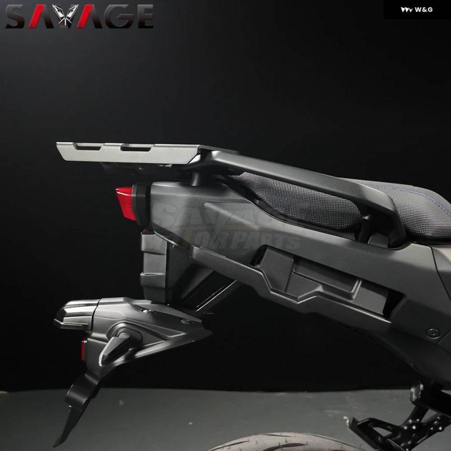 並行輸入品 2025 9GT/Y-AMT リア キャリア ラック ヤマハ トレーサー 9/Y-AMT オートバイ パーツ 収納 ボックス ブラケット テーの画像