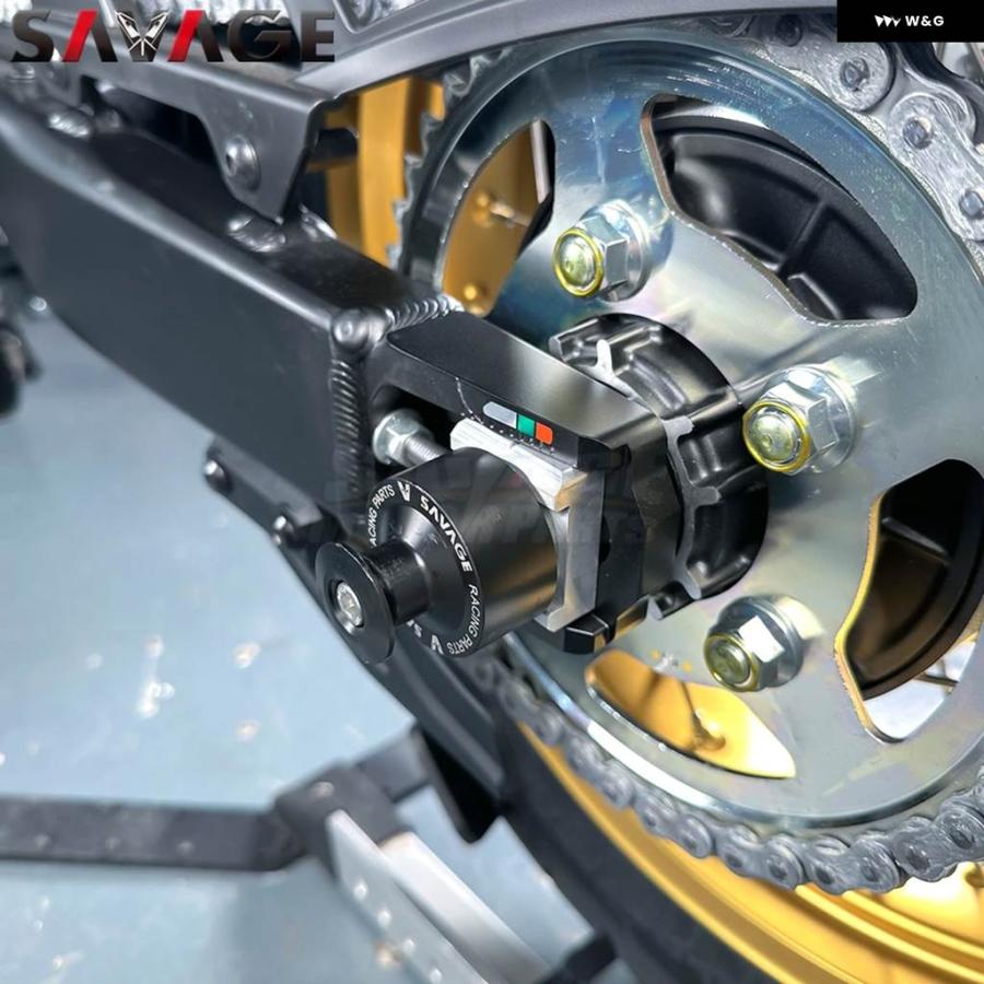 並行輸入品 CRF1100L リアホイール アクスル フォーク クラッシュ スライダー ホンダ XL750 アフリカ ツイン 1100 ADV スイングの画像
