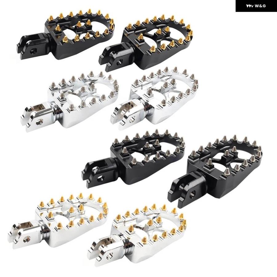 並行輸入品 オートバイ MX スタイル フットペグ ペダル ワイド フットペグ フットペダル ハーレー ソフテイル 2018-2023の画像