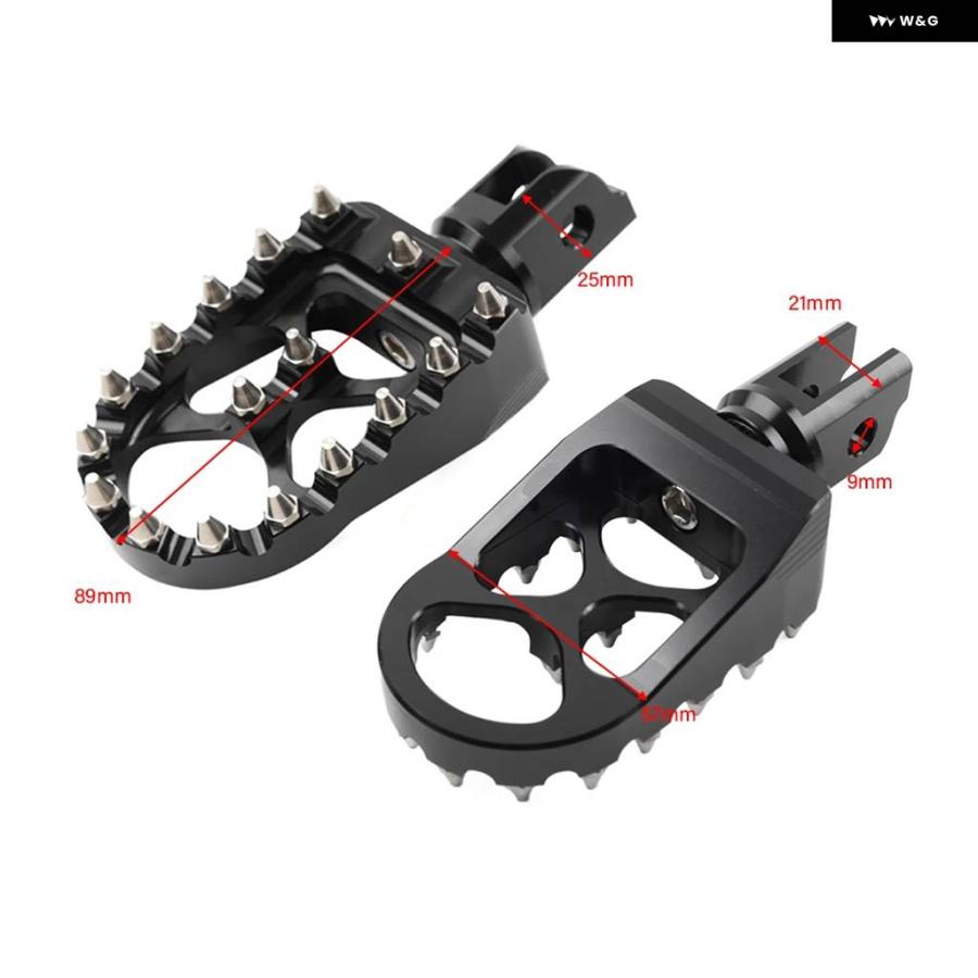 並行輸入品 オートバイ MX スタイル フットペグ ペダル ワイド フットペグ フットペダル ハーレー ソフテイル 2018-2023の画像