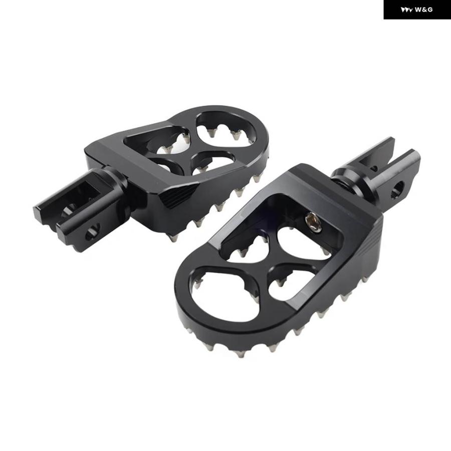 並行輸入品 オートバイ MX スタイル フットペグ ペダル ワイド フットペグ フットペダル ハーレー ソフテイル 2018-2023の画像