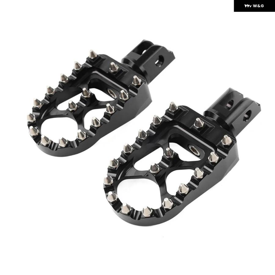 並行輸入品 オートバイ MX スタイル フットペグ ペダル ワイド フットペグ フットペダル ハーレー ソフテイル 2018-2023の画像