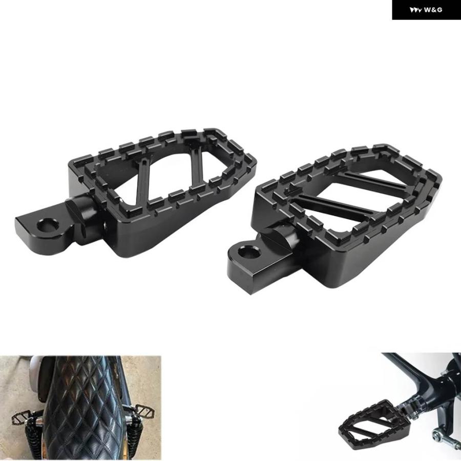 並行輸入品 オートバイ フットペグ ミニギザギザフロアボード ハーレー ツーリング ソフテイル スポーツスター XL ダイナの画像