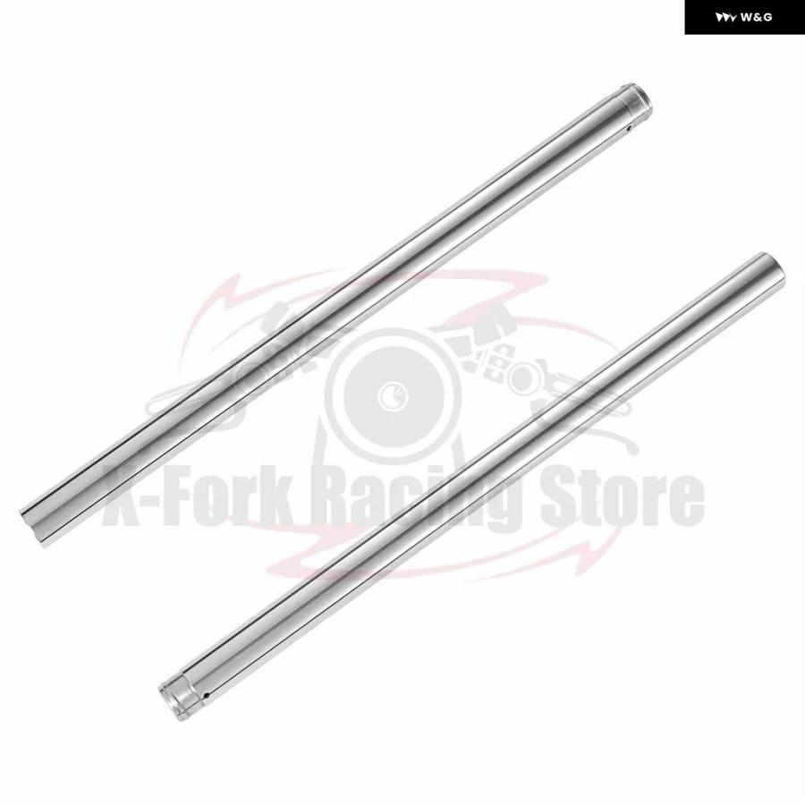並行輸入品 フロント フォーク インナー チューブ ショック パイプ シルバーペア ヤマハ RZ250R RZ250RR 1984-1985 35X598MMの画像
