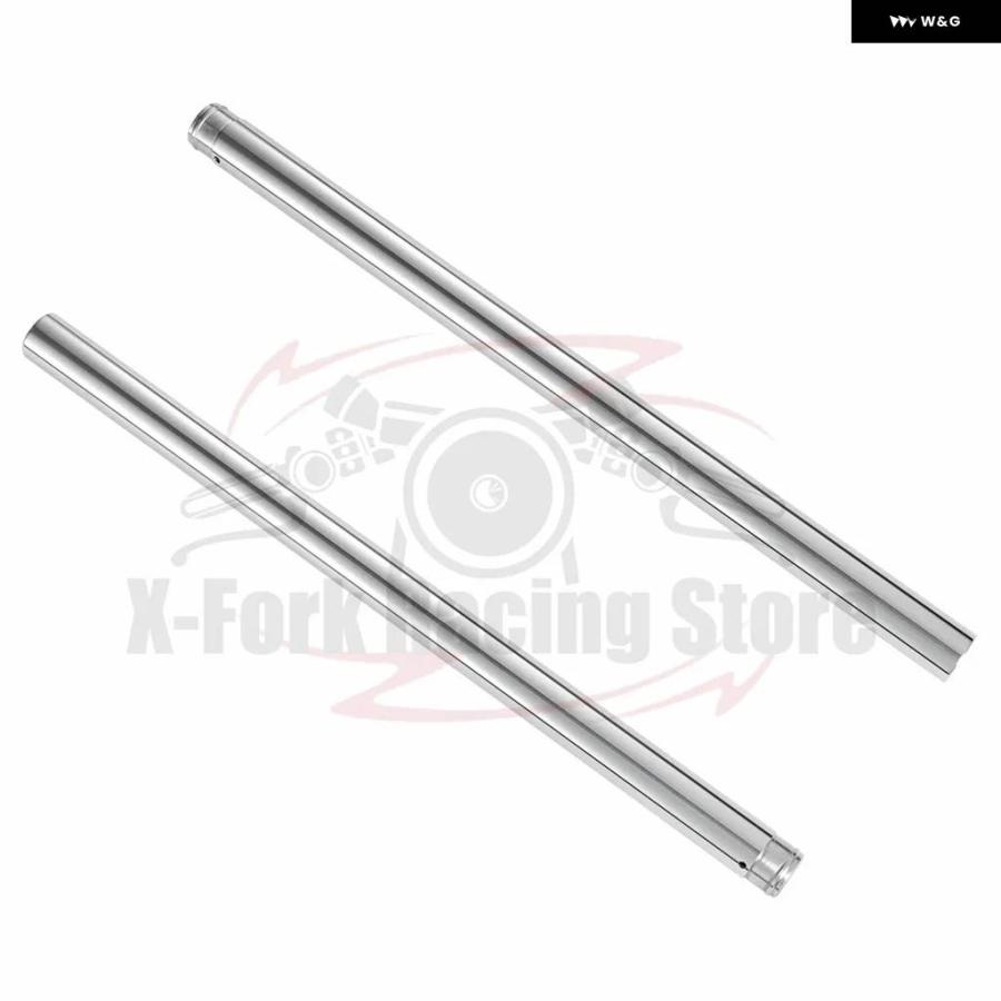 並行輸入品 フロント フォーク インナー チューブ ショック パイプ シルバーペア ヤマハ RZ250R RZ250RR 1984-1985 35X598MMの画像