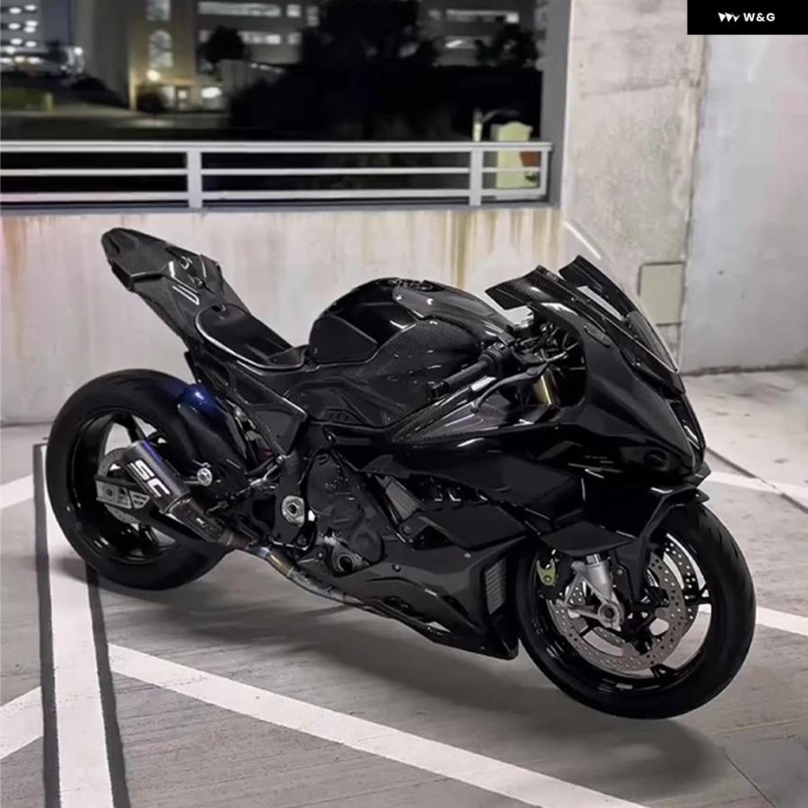 ブランド登録なし - 並行輸入品 BMW S1000RR 2015-2018 自動二輪車 フロントスポイラー ダウンフォース ウィングレット エアロダイナミックウィング