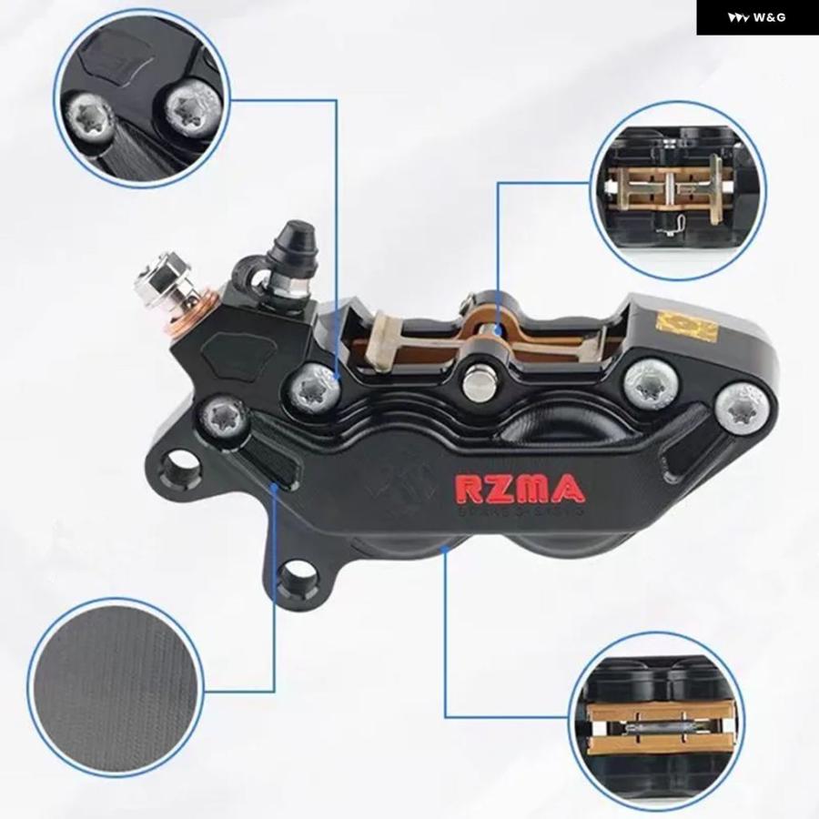 並行輸入品 40MMピッチ マウント 4ピストン バイク ブレーキ キャリパー ホンダ ヤマハ カワサキ アプリリア KTMFRANDOHF6_5