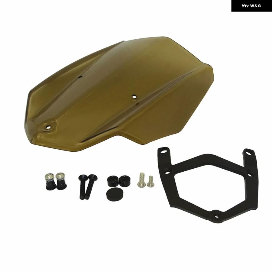 並行輸入品 オートバイ ウインドスクリーン ウインド ディフレクター ブラケット ヤマハ FZ25 MT-25 FZ03 MT-03 2015 - 19_5