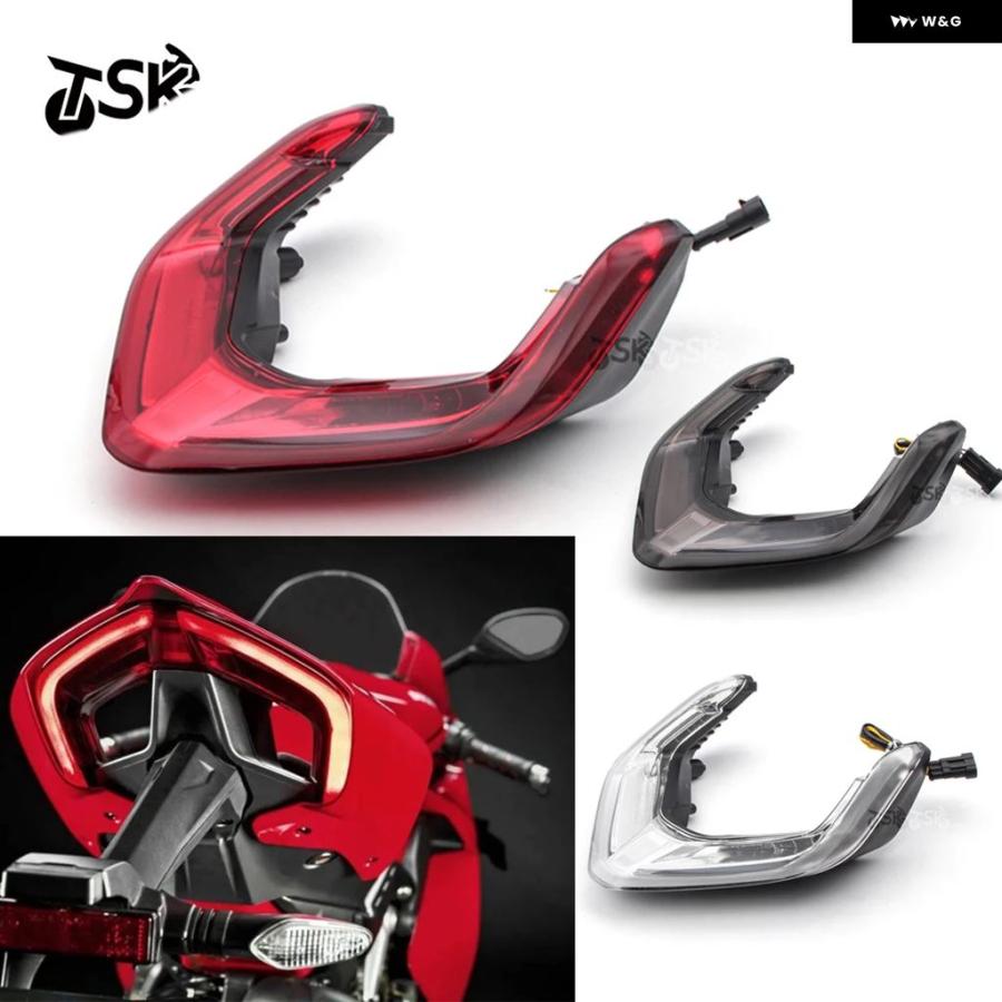 並行輸入品 ドゥカティ PANIGALE V4 V4S V2 V2 BAYLISS SUPER LEGGERA V4 一体型 LED テールライト ウインカー オートバイ_2