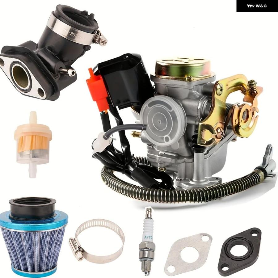 並行輸入品 50CC キャブレター 4ストローク GY6 高性能 139QMB キャブレター 49CC 50CC_7