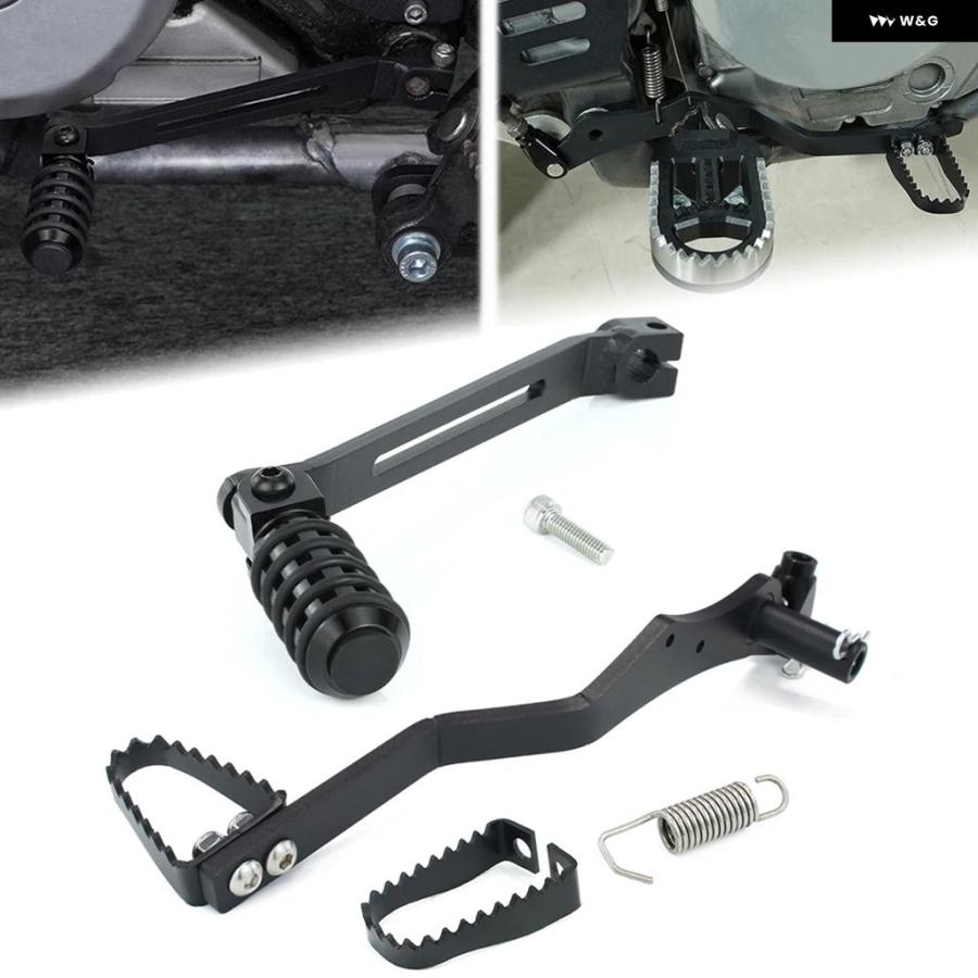 並行輸入品 ギア シフター シフト レバー DR650 1996-2020 - 25 DR 650 オートバイ 折りたたみ 式ブレーキペダル レバー_4