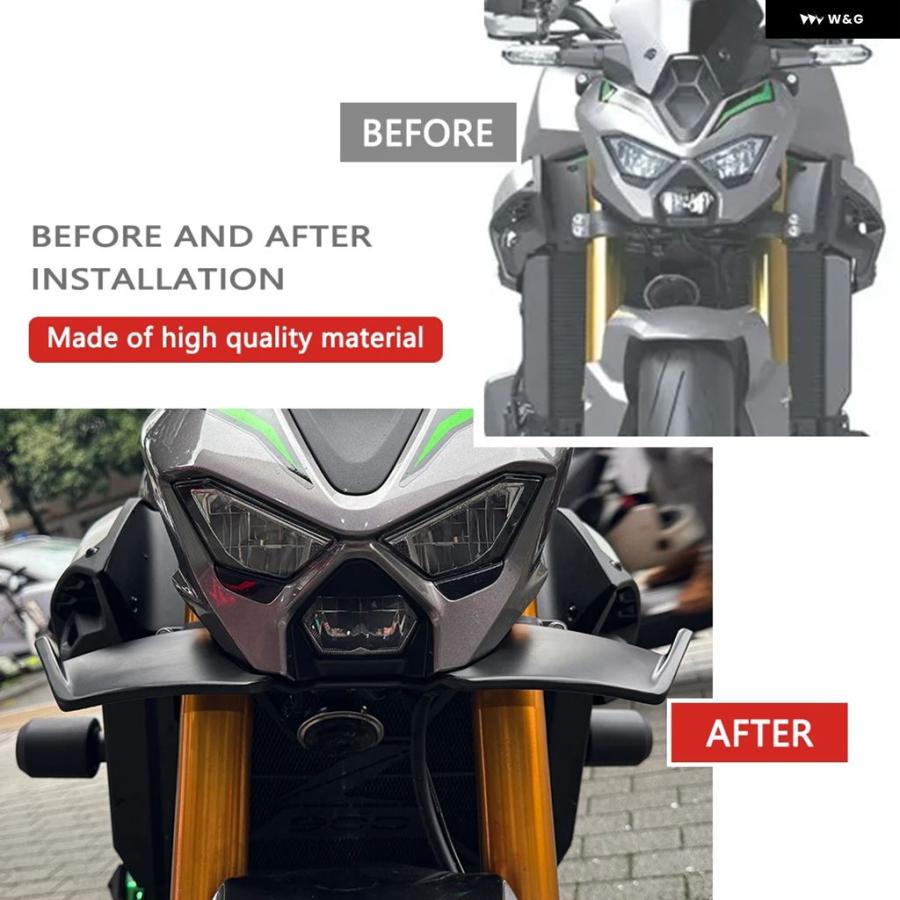 並行輸入品 Z900 Z900SE 2025 ウィンドウイング カバー コーンエアロダイナミクス フェアリング ウィングレット Z900 SE オート_15