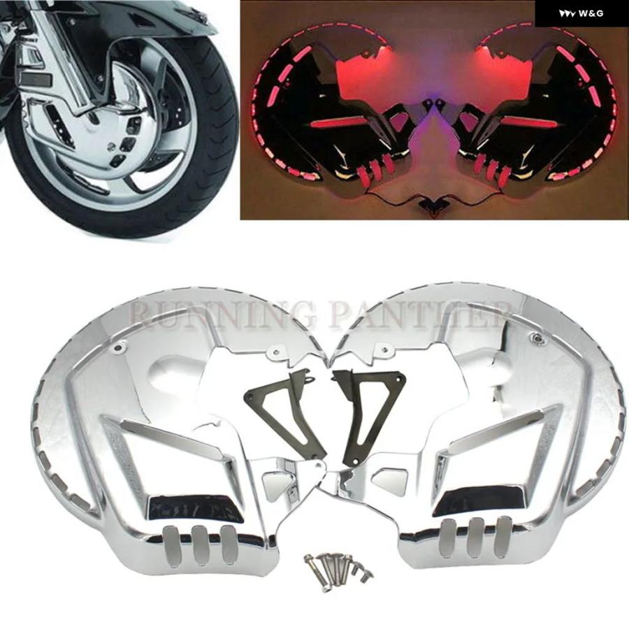 並行輸入品 ブレーキディスク ローターカバー レッドLED 2001-2014 ホンダ F6B 2013-2015 2014 ホンダ F6B 2013-2015 2014 ホン_2