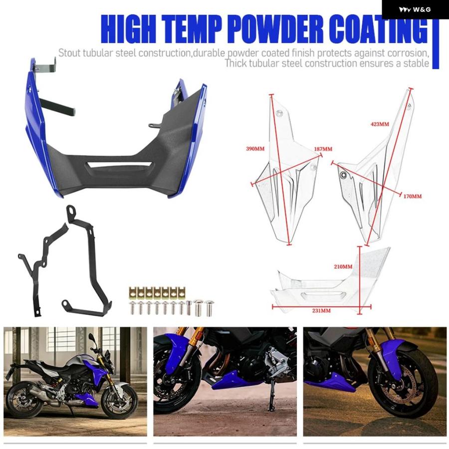 並行輸入品 BMW F900R ベリーパン ロア エンジン シャーシ フェアリング ガード BMW F900XR スキッドプレート スポイラー カバー_7