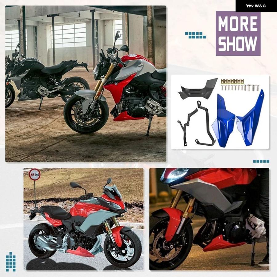 並行輸入品 BMW F900R ベリーパン ロア エンジン シャーシ フェアリング ガード BMW F900XR スキッドプレート スポイラー カバー_11