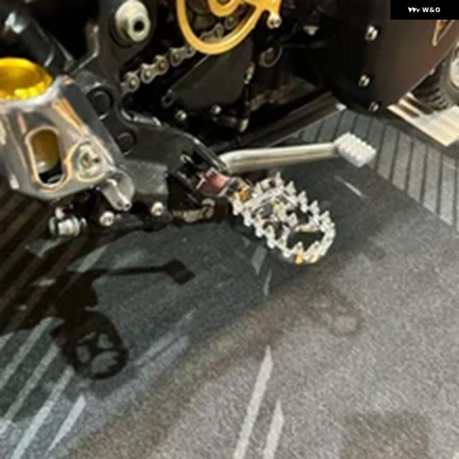 並行輸入品 トライアンフ ボンネビル T100 T900 T 100 トランソン 1200 スクランブラー オートバイ フロント フットレスト フッ_4