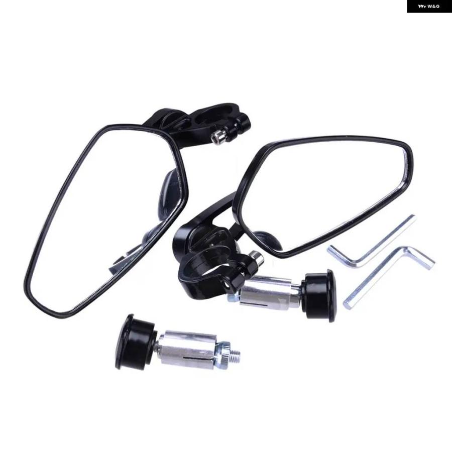 並行輸入品7/8インチ 22MM オートバイ バイク オートバイ バイク リアビューウィング ハンドルバー エンドサイドミラーの画像