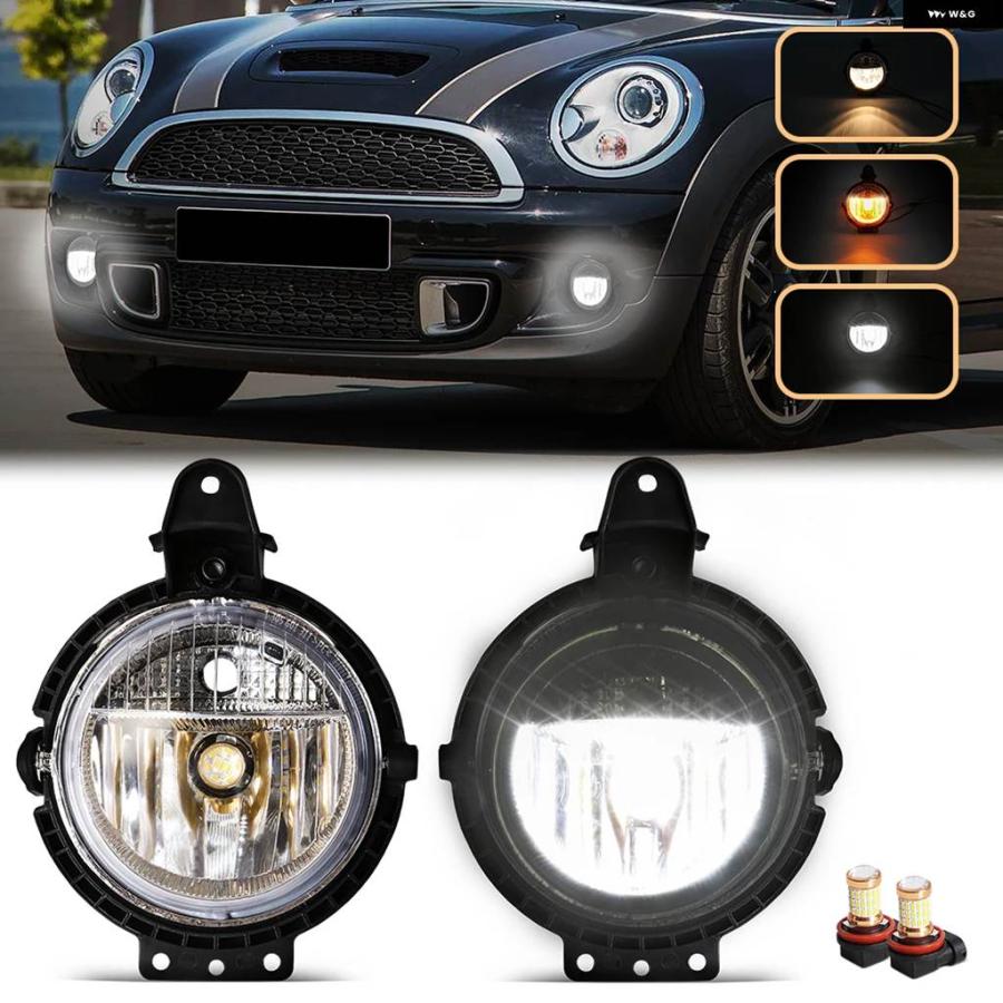 並行輸入品63172751295 2個 フォグランプ BMW ミニ クーパー R55 R56