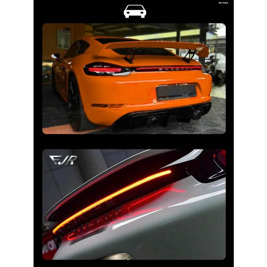 並行輸入品ポルシェ 718 ケイマン ボクスター 2016-2021 テールライト
