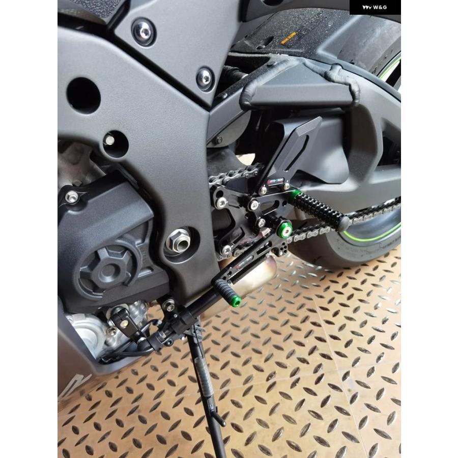 のん 並行輸入品】 カワサキ オートバイ CNC レーシングフット RSET ZX-10R