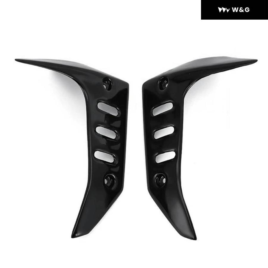 並行輸入品 オートバイ バイク フェアリング ラジエーター キット サイド パネル カバー カワサキ Z750 2004-07ブラックの画像