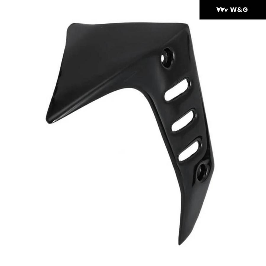 並行輸入品 オートバイ バイク フェアリング ラジエーター キット サイド パネル カバー カワサキ Z750 2004-07ブラックの画像