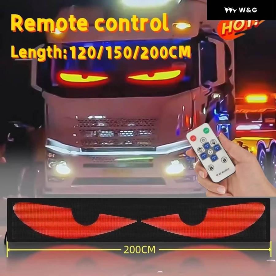 並行輸入品 2IN1 トラック 車 デビルアイ LED ピクセル パネル ライト