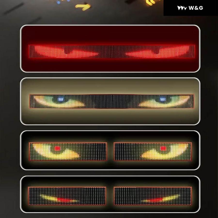 並行輸入品 2IN1 トラック 車 デビルアイ LED ピクセル パネル ライト