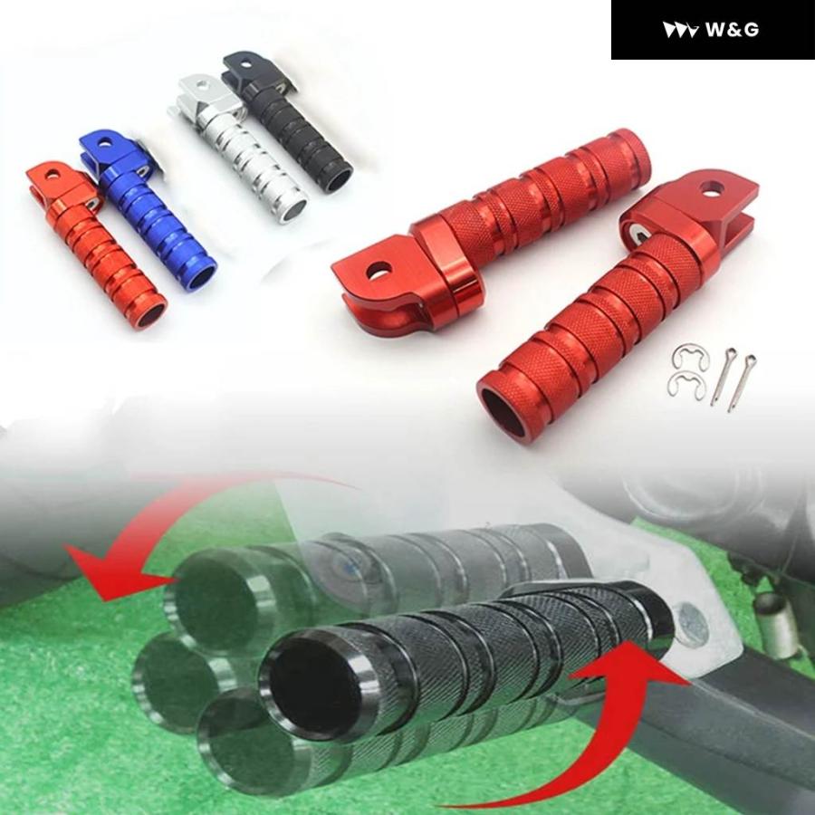 並行輸入品 オートバイ バイク フロント フットペグ フットレスト ホンダ CBR1000RR 600RR CBR500R CBR600F RVF750Rの画像