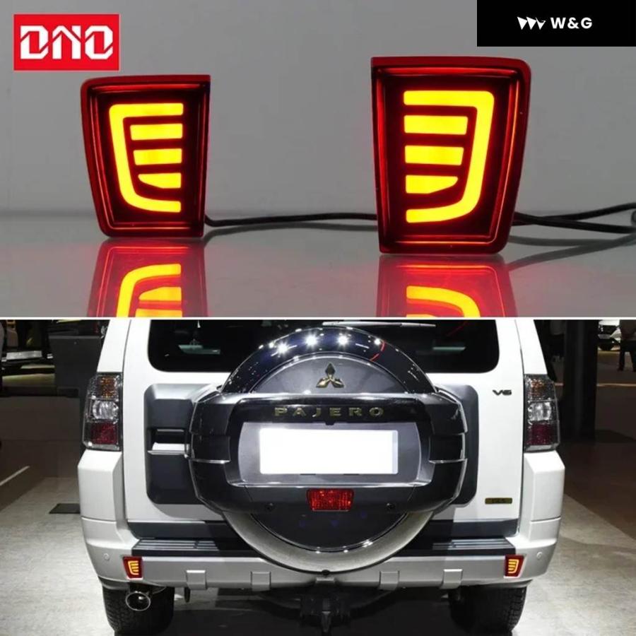 並行輸入品 車用LEDリア バンパー ランプ 三菱 パジェロ V93 V97 V85