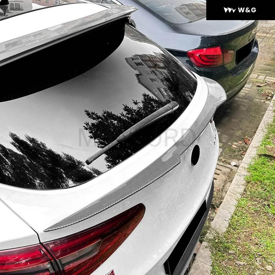 並行輸入品 テールスポイラー リア トランク ミッドスポイラー ウィング アルファロメオ ジュリア ステルヴィオ 2017 + テール テールゲート スプリッター | ブランド登録なし | 04