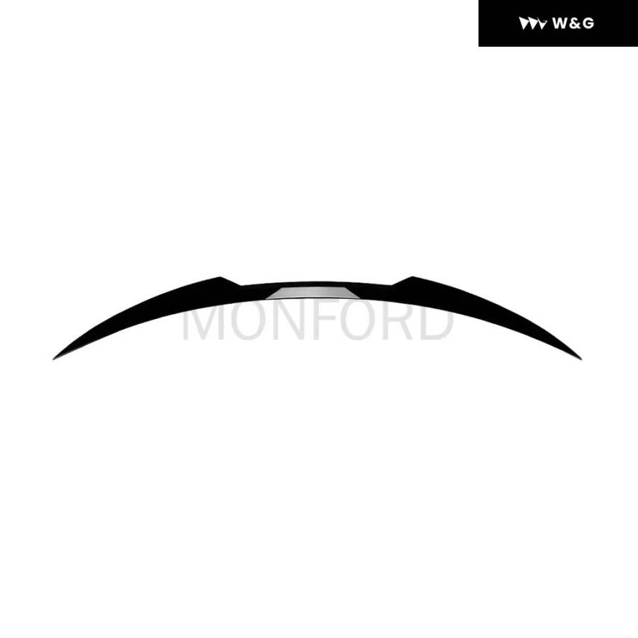 並行輸入品 テールスポイラー リア トランク ミッドスポイラー ウィング アルファロメオ ジュリア ステルヴィオ 2017 + テール テールゲート スプリッター | ブランド登録なし | 07