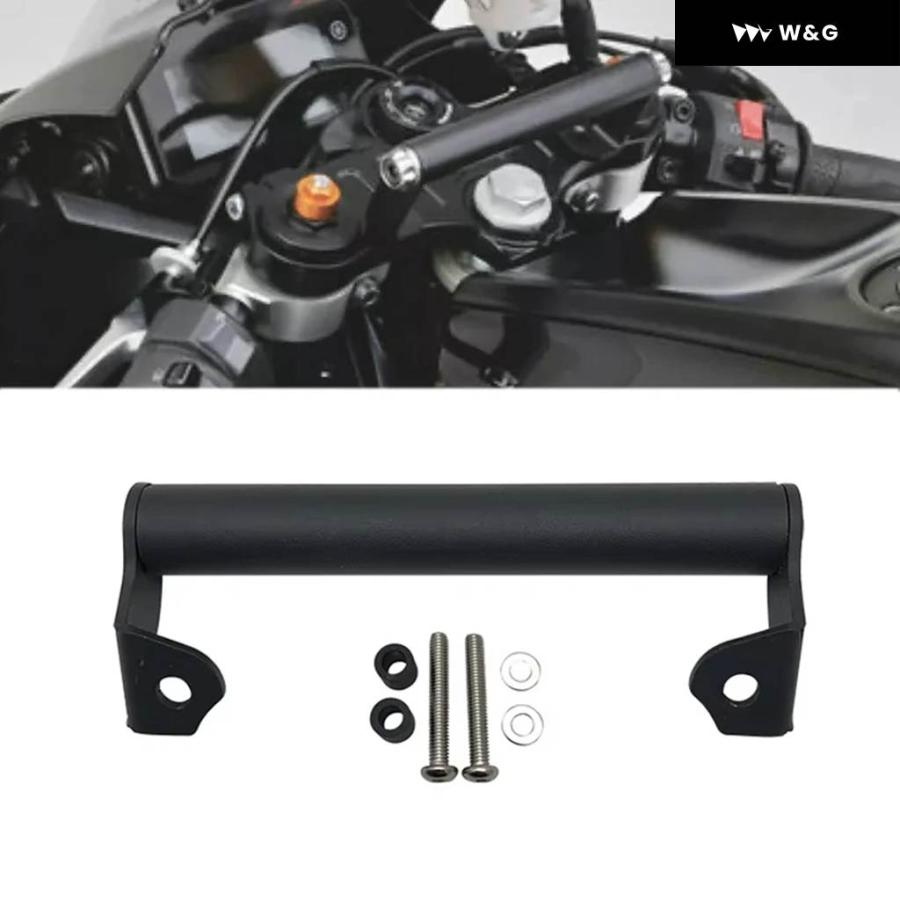 並行輸入品 ヤマハ YZF-R1M YZF-R1 YZFR1 M 2015-2023 2022 オートバイ バイク GPS/スマートフォンナビゲーション GPS プレート ブラケット アダプター ホ | ブランド登録なし