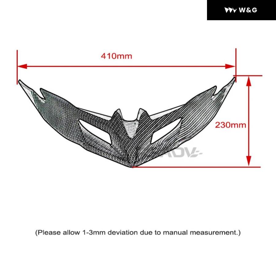 並行輸入品 VERSYS650 フロントホイールフェンダー ビークノーズカバー ビークノーズコーンエクステンションカバー カワサキ VERSYS 650 KLE650 LE650E 20の画像