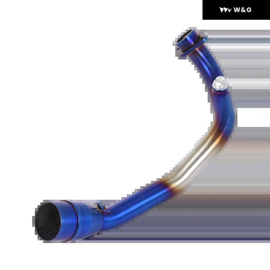並行輸入品 スリップオン ヤマハ BWS 125 ZUMA 125 2002 - 2017 オートバイ バイク 排気ヘッダー エスケープ システム フロントリンク パイプ 接続 51MM マ