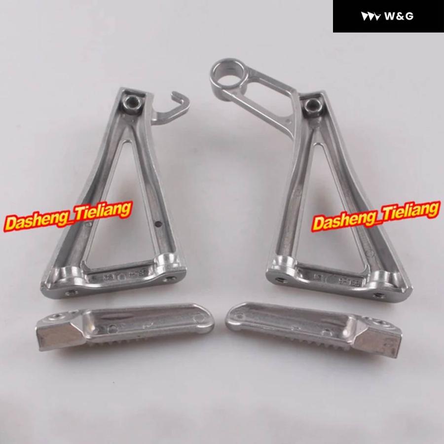 並行輸入品 合金 パッセンジャーリア フットペグ フットレスト ブラケット ヤマハ 2003-2005 R6 2003-08 R6S オートバイ バイク スペアパーツアクセサリーの画像