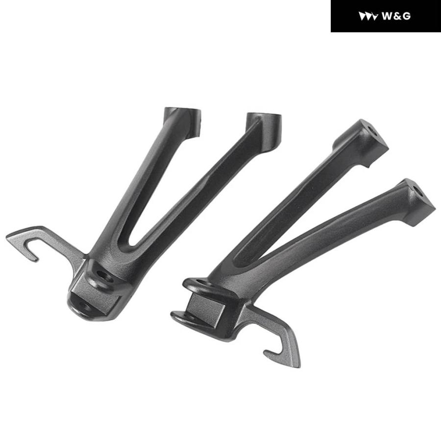 並行輸入品 2個 オートバイ バイク リア パッセンジャー フットレスト フットペグ フットペグ ブラケット CNC スズキ GSXR600 GSXR750 2006 2007の画像