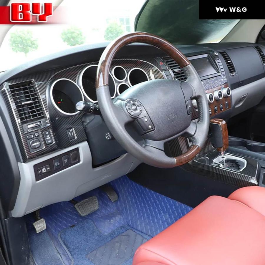 並行輸入品 トヨタ タンドラ 2007-2013 ABS カーボン インテリア 