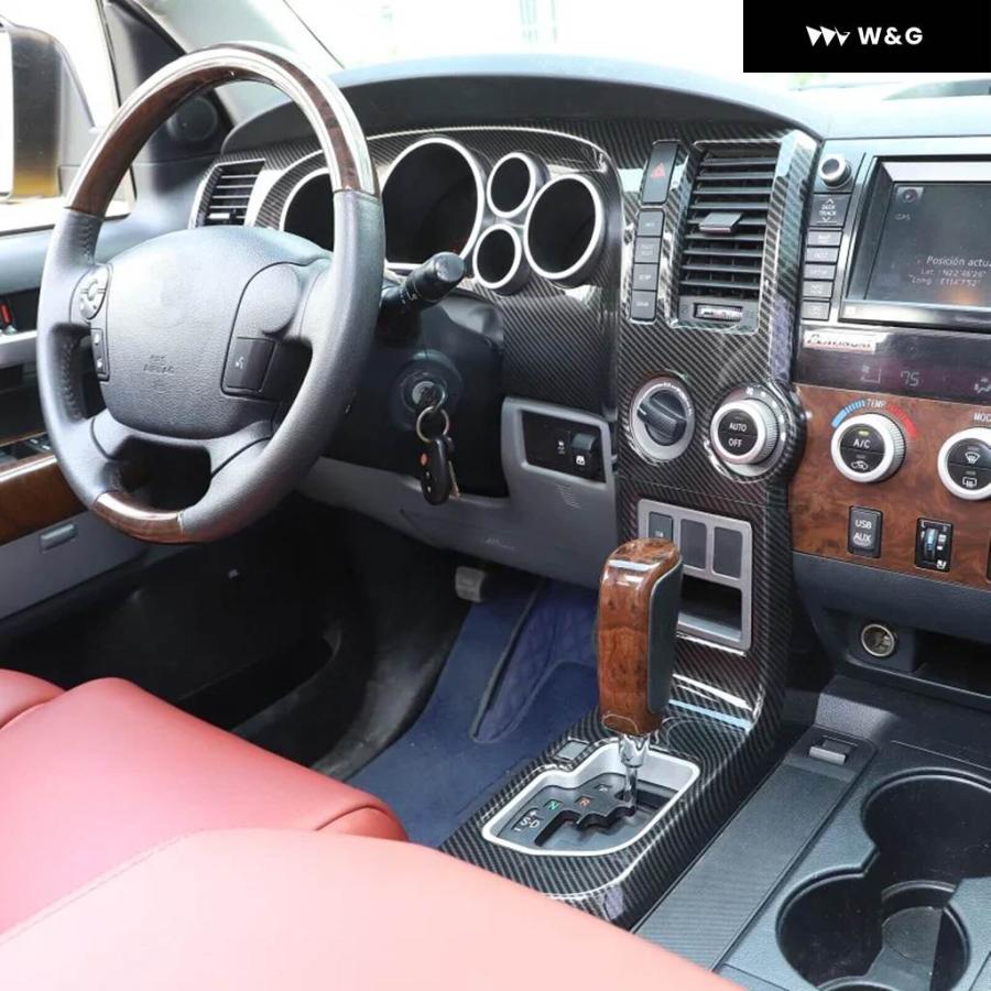 並行輸入品 トヨタ タンドラ 2007-2013 ABS カーボン インテリア 