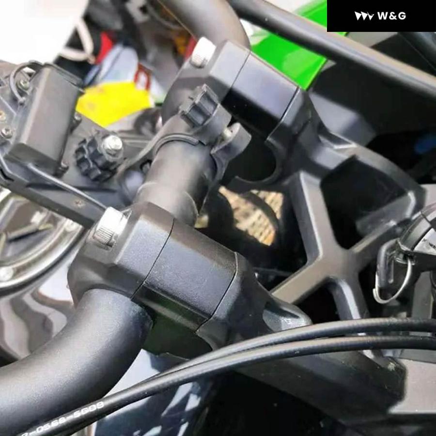 並行輸入品 オートバイ バイク ハンドルバー ライザー 28MM 合金 ライザー カワサキ VERSYS 1000 2015 オーの画像